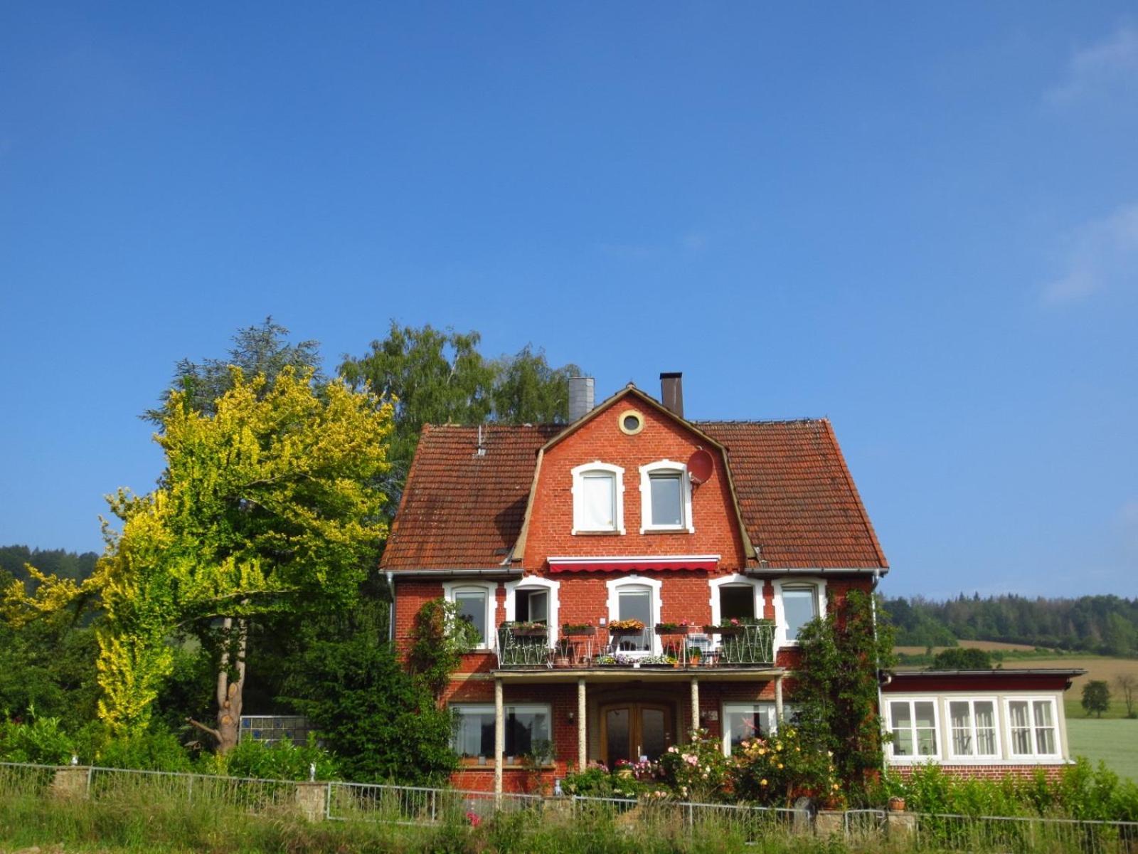 Gaestezimmer Im Freudenthal Extertal Esterno foto